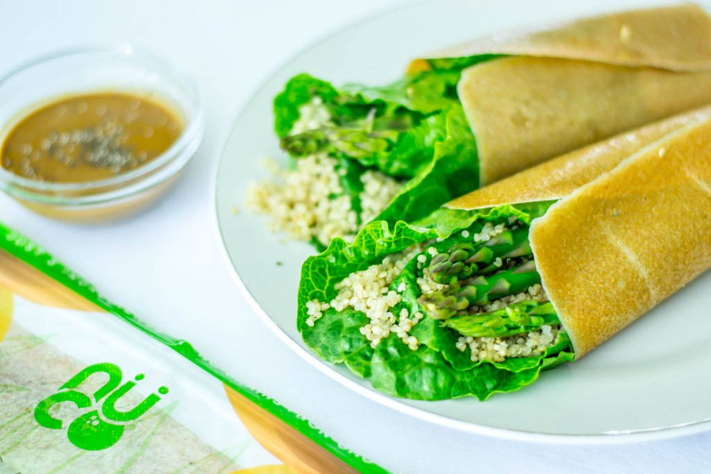 Asparagus Quinoa Spring Roll Coconut Wrap – NUCO Online Store