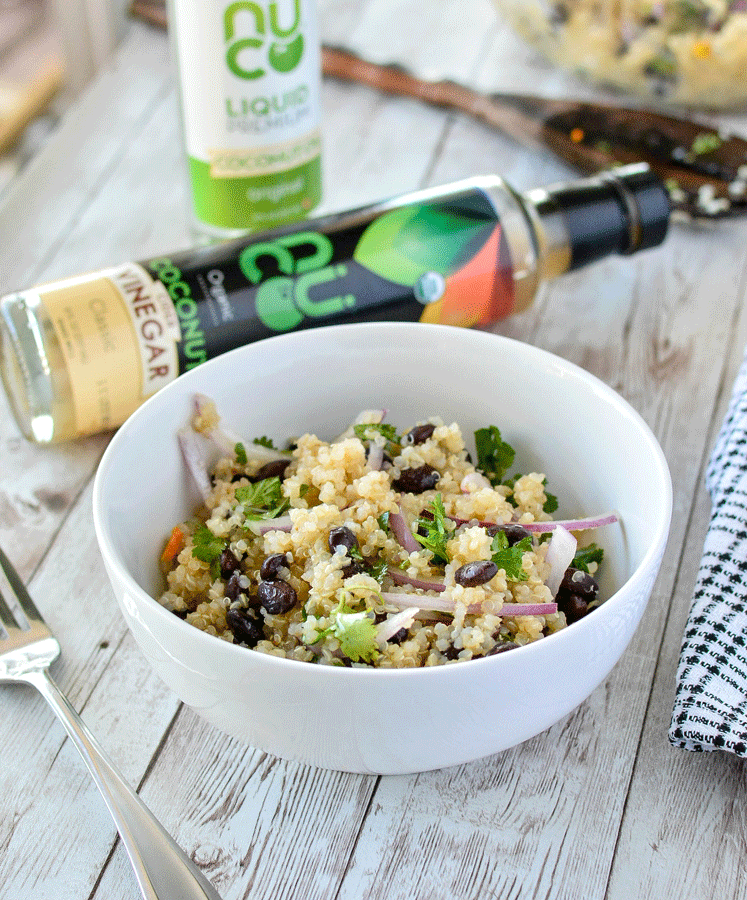 Quinoa Black Bean Salad with NUCO Classic Citrus Dressing – NUCO Online Store