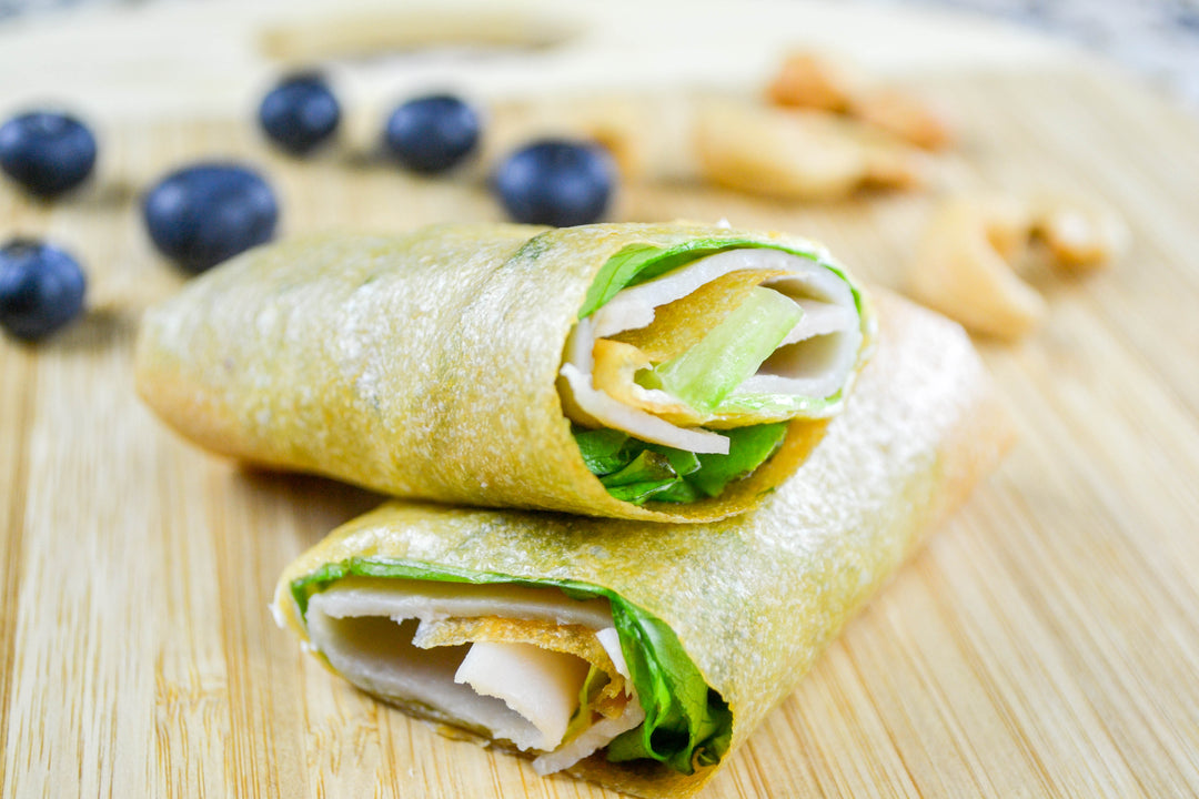 Coconut Wrap Turkey Lettuce Roll Up