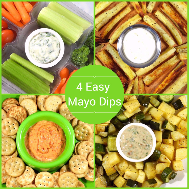 4 Easy Vegan Mayo Dips In 5 Minutes!