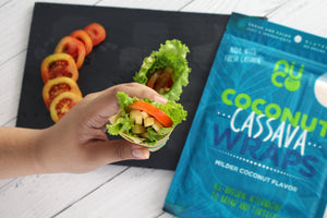 NUCO Coconut Cassava Wraps (One Pack of Five Wraps), 5 Count | Available Amazon Prime