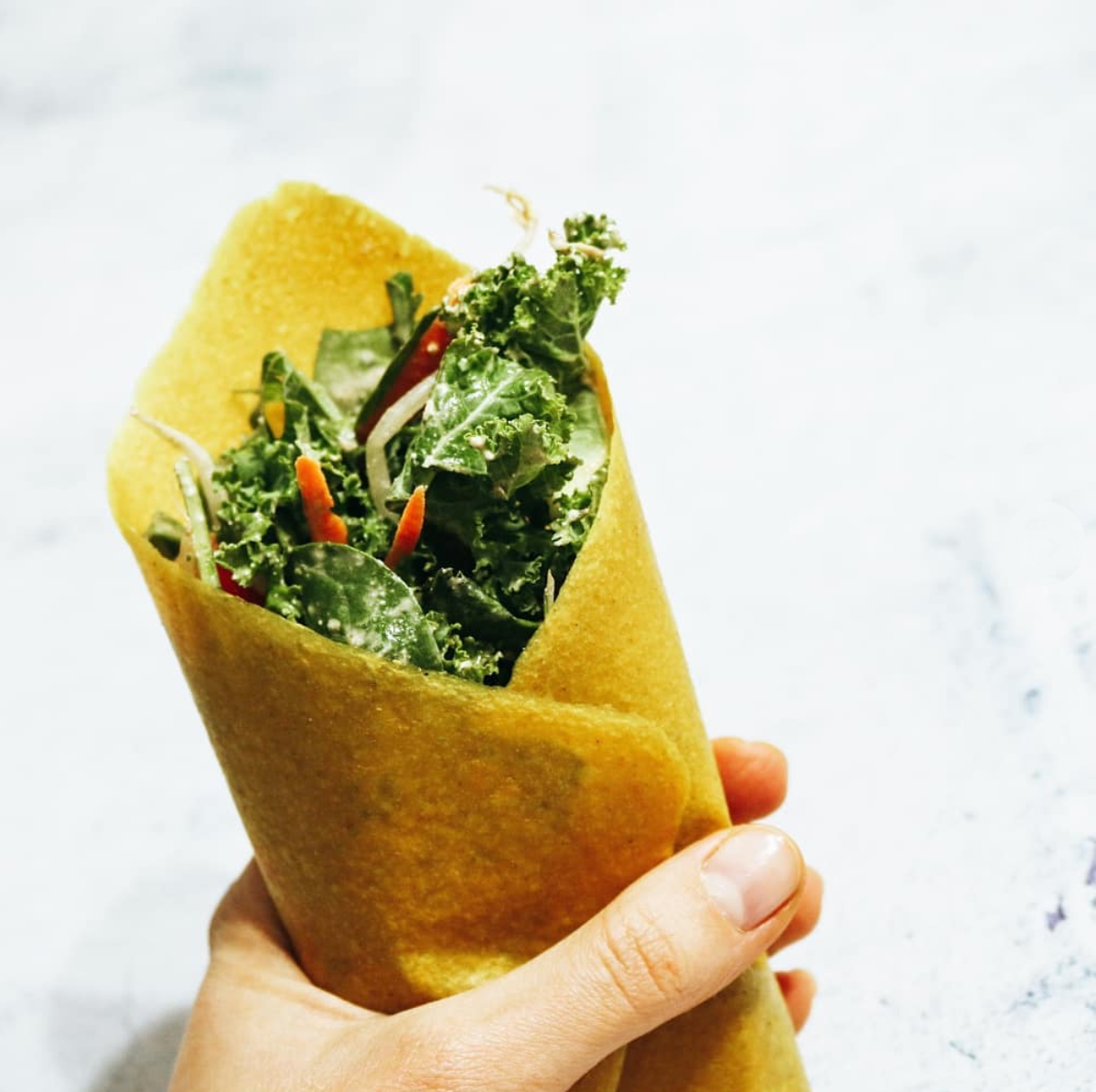 NUCO Organic Coconut Wraps pack with a wrap in front